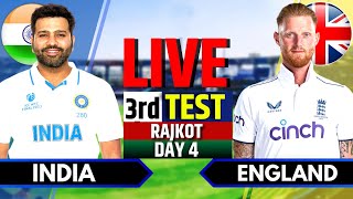 India vs England 3rd Test  India vs England Live  IND vs ENG Live Score amp Commentary Session 2 [upl. by Anirdna]