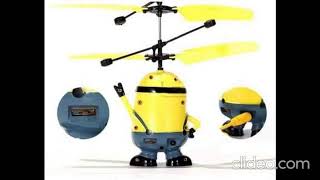 Infrared Controlled Gravity Sensor LED Flying Minion Toy Induction Flying Minion [upl. by Oibaf454]