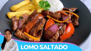 🇵🇪 LOMO SALTADO PERUANO  RECETA DELICIOSA Y SUPER JUGOSA [upl. by Norej]