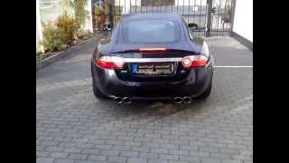 SOUND Jaguar XKR Supercharged ChampIONS Auspuff  powered by mariani  Tuning  XK [upl. by Putscher]