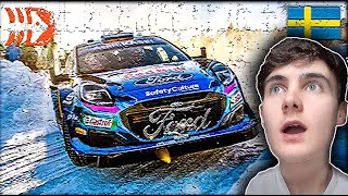 quotHOW DO THEY SEE THE TURNquot WRC Sweden 2023  Reaction [upl. by Yliab]