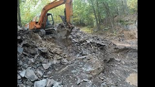 Digging out a quarry [upl. by Racso]