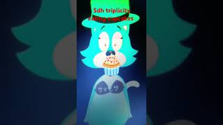 Sdh triplicity eating cupcakes funny cartoon SDHTriplicity23 [upl. by Ojaras]