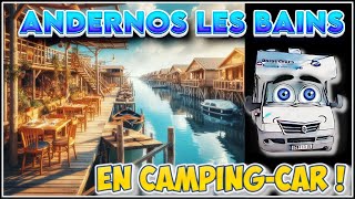 ANDERNOS LES BAINS 👍👍👍  Superbe  près des cabanes à huîtres aire campingcar vanlife campingcar [upl. by Rumilly]