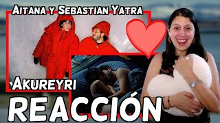 REACCIÓN a Aitana y Sebastian Yatra  Akureyri Video Oficial  Juntos otra vez ❤️ [upl. by Heathcote308]