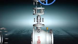 Trunnion ball valve [upl. by Oznofla]