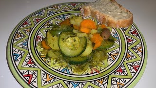 Easy Authentic Moroccan Vegetable Tagine Recipe Vegan and Tasty [upl. by Heigho496]