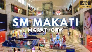 SM MAKATI Full Walking Tour in MAKATI CITY 4K Manila Philippines  December 2023 Update [upl. by Liza]