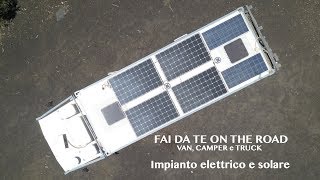 CAMPER PANNELLO SOLARE Installazione Impianto Fotovoltaico con Regolatore MPPT EP 2 [upl. by Kreager]