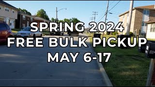 Spring 2024 Free Bulk Pickup Information [upl. by Ronn]