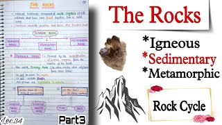 The RocksIgneous Sedimentary Metamorphic Rock Cycle World Geography  Lec34 An Aspirant [upl. by Laersi]