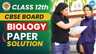 Class 12th Boards 2024  Biology Paper Discussion and Solution  Ritu Rattewal [upl. by Brodie]