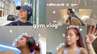 Volviendo al gym Otra vez Por tercera vez  Vamos al gym  rutina  dieta 🤸🏽‍♀️💪🏼🤎 [upl. by Ileana]