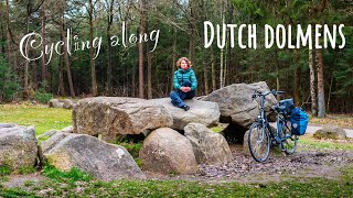 Cycling along hunebedden Dutch dolmens in Drenthe  The Netherlands [upl. by Halverson]