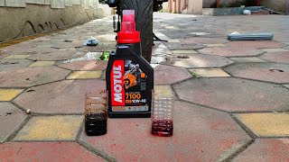 Motul 7100 4T FullySynthetic 10W40 Engine Oil Review after 5000 Kilometres  Unexpected Results [upl. by Jahdiel227]