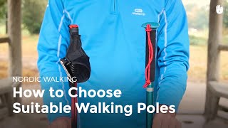 How to Choose Suitable Walking Poles  Nordic Walking [upl. by Jo Ann]