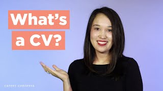 What’s a CV The Difference Between a CV and a Resume  What to Include in Your CV [upl. by Niveg]