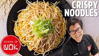 Quick amp Easy Crispy Fried Noodles Recipe [upl. by Wellington]