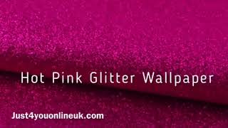 Glitter Wallpaper Silver Pink and Iridescent White [upl. by Eluk]