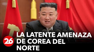 La latente amenaza de Corea del Norte así fue el lanzamiento del misil mostrado por la tv estatal [upl. by Enelia526]