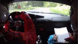 Onboard 996 GT3  Plaine et Cimes 2012 Es1 Team REUTTER GT3 Rallyewmv [upl. by Enitsrik]