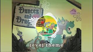 Flash Game Spongebob Squarepants Dunces and Dragons ost  Level Theme [upl. by Aicelet680]