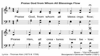 Praise God from Whom All Blessings Flow Doxology  A Cappella Hymn [upl. by Gittle]