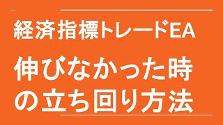 経済指標トレードの自動売買実践例。伸びなかった時の立ち回り方法 経済指標 自動売買 [upl. by Tnafni]