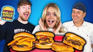 We Tried Every MrBeast Food Family Challenge [upl. by Thilde857]