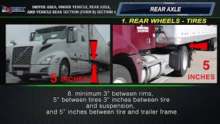 CDL  DRIVER AREA UNDER VEHICLE REAR AXLE AND VEHICLE REAR SECTION FORM B [upl. by Weylin]