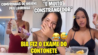 BIA CHAGAS FEZ O TEMIDO EXAME DO COTONETE COMPRINHAS DE HIGIENE PRA LAURINHA [upl. by Sirrah]