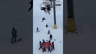 Boy falls from Chairlift at Whistler [upl. by Jegger]