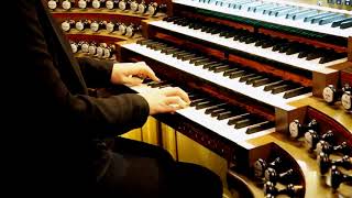 FRA Milal Organ  Prelude EsDur BWV5521 JS Bach 2018 NYPC [upl. by Ocirled595]