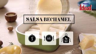 Salsa bechamel para canelones y lasaña  Recetas Leche IDEAL [upl. by Lav889]