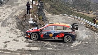 Test Rallye MonteCarlo 2024  Thierry Neuville  Hyundai i20 Rally1 [upl. by Elletsyrk]