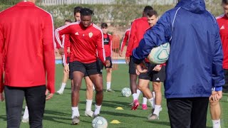 💪🏼 Entrenamiento  Con la mirada puesta en el Fuenlabrada [upl. by Veronike]