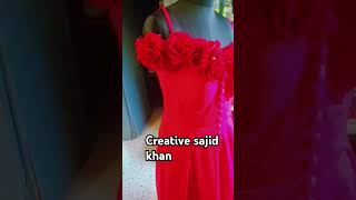 beautiful off shoulder dresscreative sajid khan fashion newsong [upl. by Gove808]