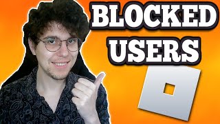 How To Find Blocked Users On Roblox [upl. by Rosio517]