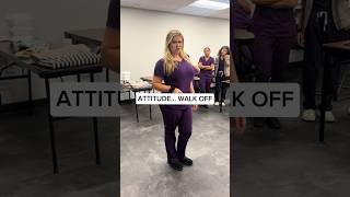 Student estheticians ATTITUDE… WALK OFF [upl. by Eirojam]