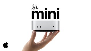 Introducing the allnew Mac mini  Apple [upl. by Ennove]