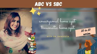 aneurysmal bone cyst vs traumatic bone cyst [upl. by Valery370]