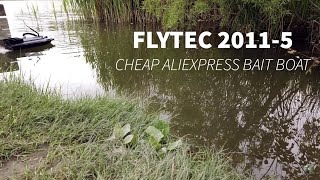 FLYTEC 20115 RC fishing bait boat [upl. by Murvyn]