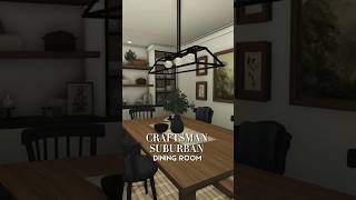 Bloxburg Suburban Dining Room Inspo [upl. by Atronna]