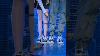 Shoes Make the Height Difference 😱🤩 highsoleshoes ladiesshoes girlsshoes sheshoe fashion [upl. by Haman464]