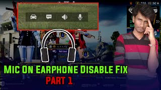 BGMI Mic Not Working With Headphones  BGMI Mic On Earphones Disable Problem 2023 Bgmi mic glitch [upl. by Syl560]