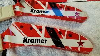 EVH 5150  Update 11  Kramer waterslide headstock decal and quot5150quot body decals [upl. by Htiduy826]