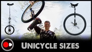 Unicycle science  Why so many wheel sizes [upl. by Marty713]