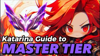 How to ONE TRICK KATARINA to MASTER TIER  Part 1 [upl. by Asserac501]