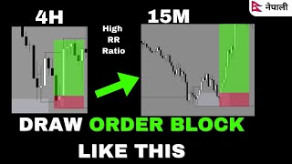 How to Draw Accurate Order Blocks  Forex Trading in Nepal [upl. by Ainitsirc]