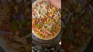 Instant Chicken Pizza Using Ready Made Pizza Base  Spicy Pizza [upl. by Hanafee]